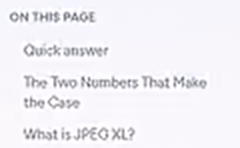 Screenshot text: decoded from a 30.4 KB JPEG XL file, SSIMULACRA2 28.8