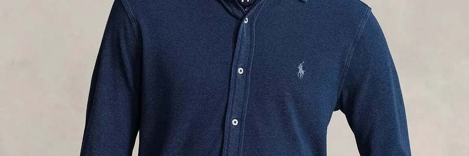 Automatic center crop of the shirt with most of the collar cut off